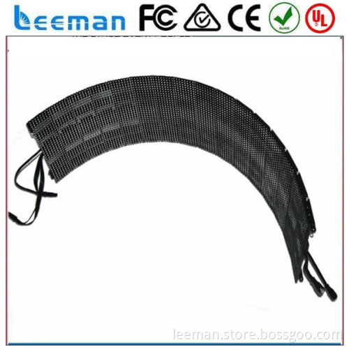 p55 ip66 transparent flexible led curtain screen 2015 Leeman P6.25 SMD p4 indoor led advertising screen